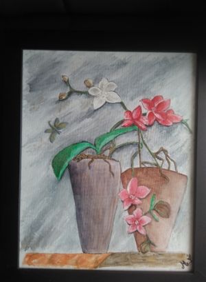  - pot de fleurs (vendu) - Shopping Migennois